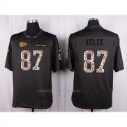 Camiseta NFL Anthracite Kansas City Chiefs Kelce 2016 Salute To Service