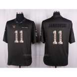 Camiseta NFL Anthracite Las Vegas Raiders Janikowski 2016 Salute To Service