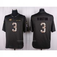 Camiseta NFL Anthracite Tampa Bay Buccaneers Winston 2016 Salute To Service