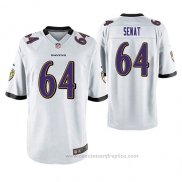 Camiseta NFL Game Baltimore Ravens Greg Senat Blanco