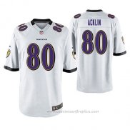 Camiseta NFL Game Baltimore Ravens Jaleon Acklin Blanco