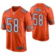 Camiseta NFL Game Chicago Bears Robert Quinn 58 Naranja