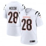 Camiseta NFL Game Cincinnati Bengals Joe Mixon 28 Blanco