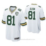 Camiseta NFL Game Green Bay Packers Geronimo Allison Blanco 100th Anniversary