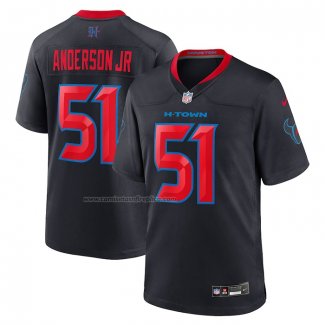 Camiseta NFL Game Houston Texans Will Anderson Jr. 2nd Alterno Azul