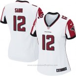 Camiseta NFL Game Mujer Atlanta Falcons Sanu Blanco