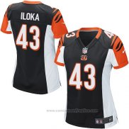 Camiseta NFL Game Mujer Cincinnati Bengals Iloka Negro