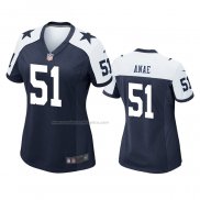 Camiseta NFL Game Mujer Dallas Cowboys Bradlee Anae Alterno Azul