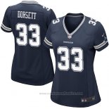 Camiseta NFL Game Mujer Dallas Cowboys Dorsett Azul