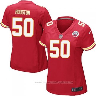 Camiseta NFL Game Mujer Kansas City Chiefs Houston Rojo