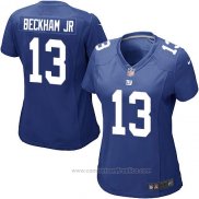 Camiseta NFL Game Mujer New York Giants Beckham Jr Azul