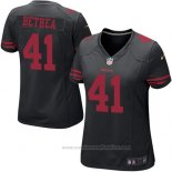 Camiseta NFL Game Mujer San Francisco 49ers Bethea Negro