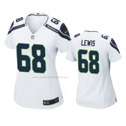 Camiseta NFL Game Mujer Seattle Seahawks Damien Lewis Blanco