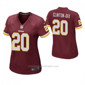 Camiseta NFL Game Mujer Washington Redskins Ha Ha Clinton-Dix Rojo