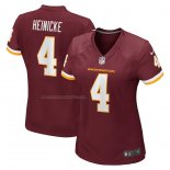 Camiseta NFL Game Mujer Washington Redskins Taylor Heinicke Rojo