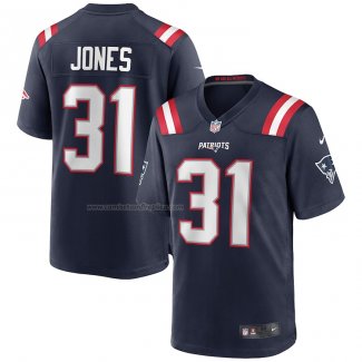 Camiseta NFL Game New England Patriots Jonathan Jones Azul