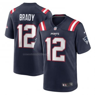 Camiseta NFL Game New England Patriots Tom Brady Retired Azul