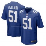 Camiseta NFL Game New York Giants Azeez Ojulari 51 Azul