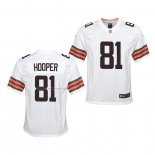 Camiseta NFL Game Nino Cleveland Browns Austin Hooper 2020 Blanco