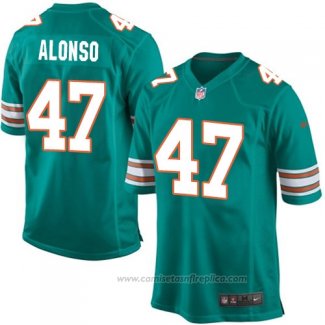 Camiseta NFL Game Nino Miami Dolphins Alonso Verde Oscuro