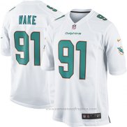 Camiseta NFL Game Nino Miami Dolphins Wake Blanco