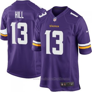 Camiseta NFL Game Nino Minnesota Vikings Hill Violeta