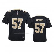 Camiseta NFL Game Nino New Orleans Saints Noah Spence Negro