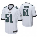 Camiseta NFL Game Philadelphia Eagles Zach Brown Blanco