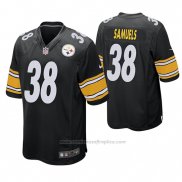 Camiseta NFL Game Pittsburgh Steelers Jaylen Samuels Negro