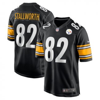 Camiseta NFL Game Pittsburgh Steelers John Stallworth Retired Negro