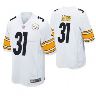 Camiseta NFL Game Pittsburgh Steelers Justin Layne Blanco