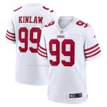 Camiseta NFL Game San Francisco 49ers Javon Kinlaw Blanco2