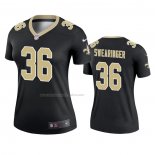 Camiseta NFL Legend Mujer New Orleans Saints D.j. Swearinger Negro