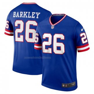 Camiseta NFL Legend New York Giants Saquon Barkley Classic Azul