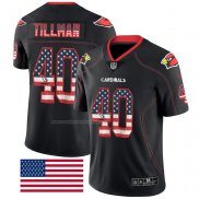 Camiseta NFL Limited Arizona Cardinals Tillman Rush USA Flag Negro