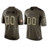 Camiseta NFL Limited Dallas Cowboys Personalizada Salute To Service Verde2