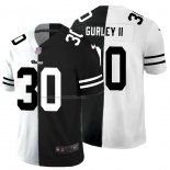 Camiseta NFL Limited Los Angeles Rams Gurley II White Black Split