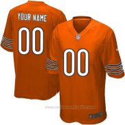 Camiseta NFL Nino Chicago Bears Personalizada Naranja