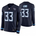 Camiseta NFL Therma Manga Larga Tennessee Titans Dion Lewis Azul