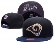 Gorra Los Angeles Rams Negro Oro Azul Rojo