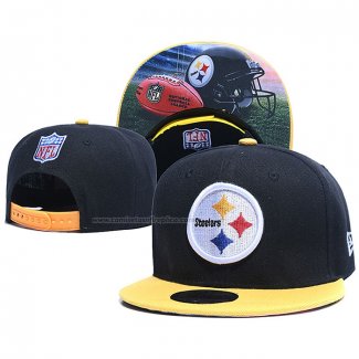 Gorra Pittsburgh Steelers 9FIFTY Snapback Negro Amarillo