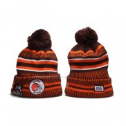 Gorro Beanie Cleveland Browns 100th Marron Naranja