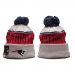 Gorro Beanie New England Patriots Gris Rojo Azul