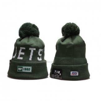 Gorro Beanie New York Jets 100th Verde