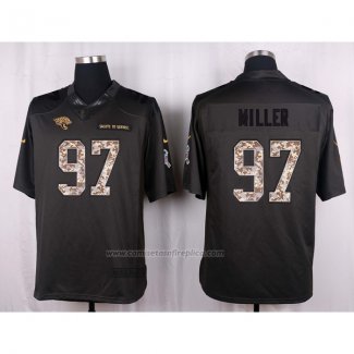 Camiseta NFL Anthracite Jacksonville Jaguars Miller 2016 Salute To Service