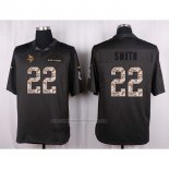 Camiseta NFL Anthracite Minnesota Vikings Smith 2016 Salute To Service