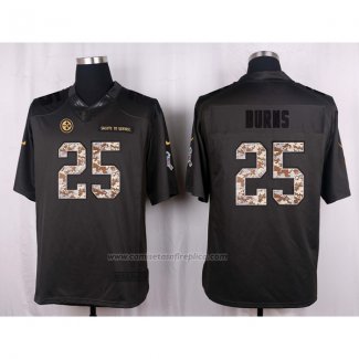 Camiseta NFL Anthracite Pittsburgh Steelers Burns 2016 Salute To Service