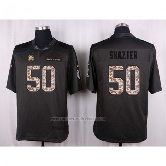 Camiseta NFL Anthracite Pittsburgh Steelers Shazier 2016 Salute To Service