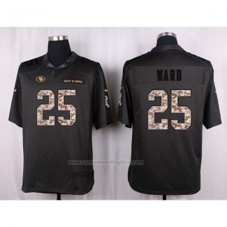 Camiseta NFL Anthracite San Francisco 49ers Ward 2016 Salute To Service