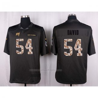 Camiseta NFL Anthracite Tampa Bay Buccaneers David 2016 Salute To Service